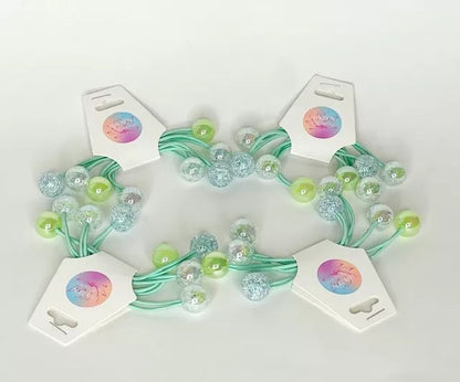 Sparkling Gem Ponytail Holders