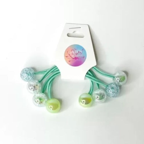 Sparkling Gem Ponytail Holders